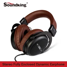 Soundking Genuine Headphone HIFI Stereo Fully Enclosed Dynamic Earphone Studio Monitor Headphones Hifi DJ Headset QRP-N01 Soundking Genuine Headphone HIFI Stereo Fully Enclosed Dynamic Earphone Studio Monitor Headphones Hifi DJ Headset QRP-N01