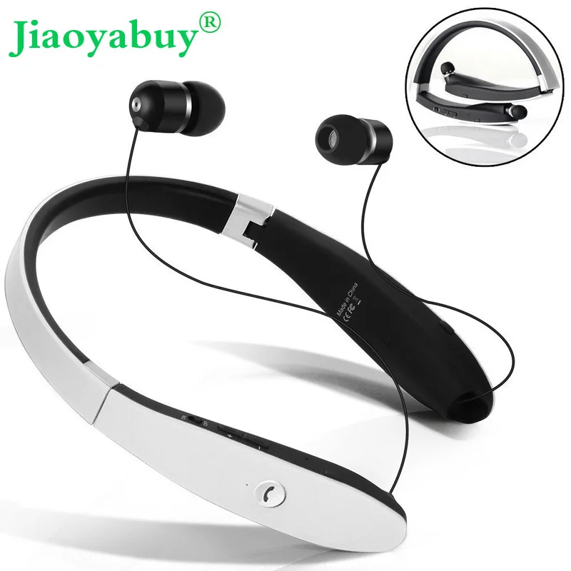 Prix pour Jiaoyabuy Sans Fil Bluetooth Casque Rétractable Pliable Sweatproof Casque sport Stéréo avec CVC Bruit Annulation Écouteurs Prix pour Jiaoyabuy Sans Fil Bluetooth Casque Rétractable Pliable Sweatproof Casque sport Stéréo avec CVC Bruit Annulation Écouteurs