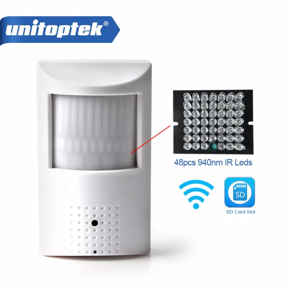 Koop WIFI IP Camera 720 p 960 p 1080 p PIR Stijl Indoor TF Slot Wired amp; Wireless Camera Onvif met onzichtbare 940nm IR LED Ingebouwde Audio