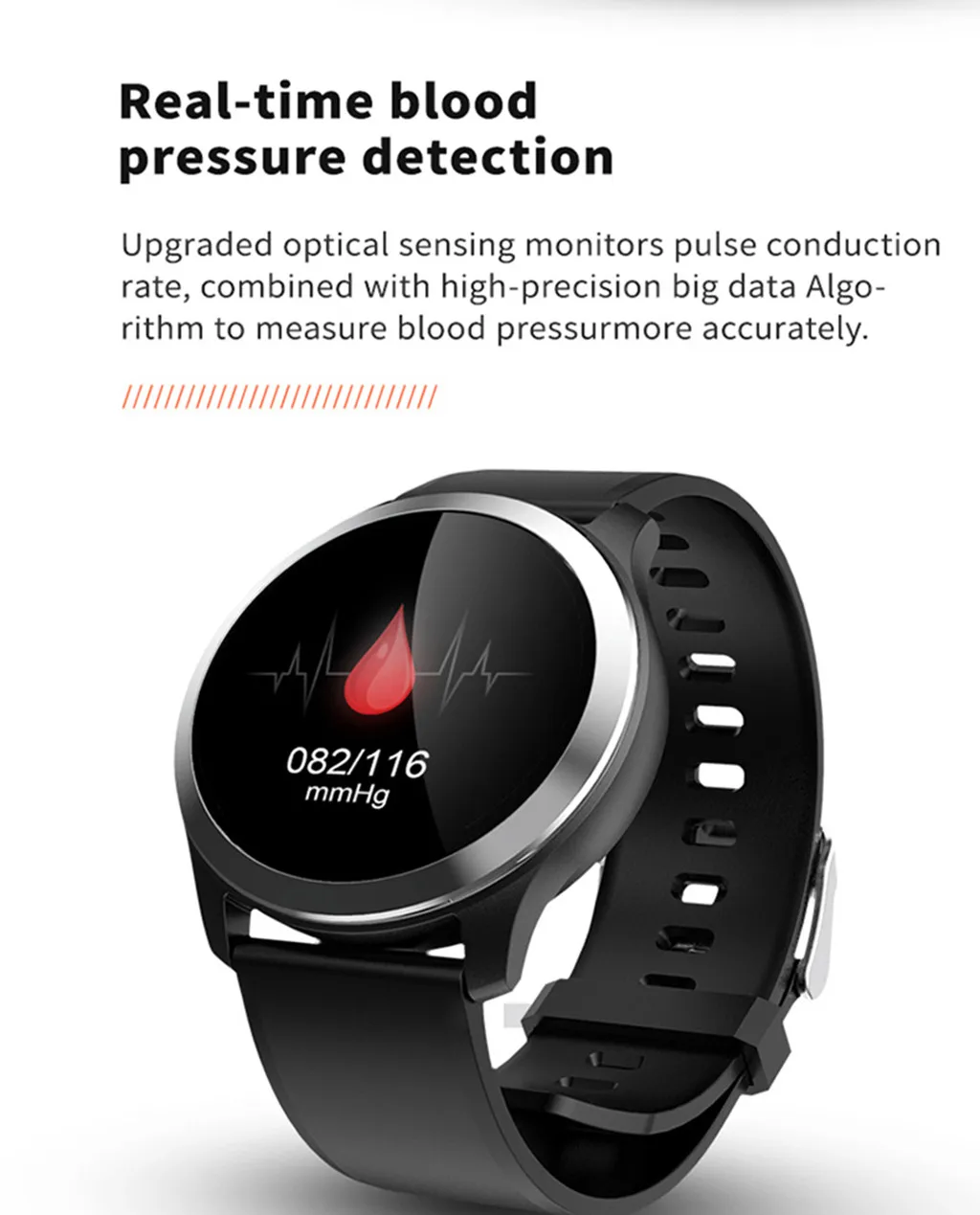 

Fitness Smart Watch Women Running Reloj Heart Rate Monitor Bluetooth Pedometer Touch Intelligent Watch for Running Waterproof