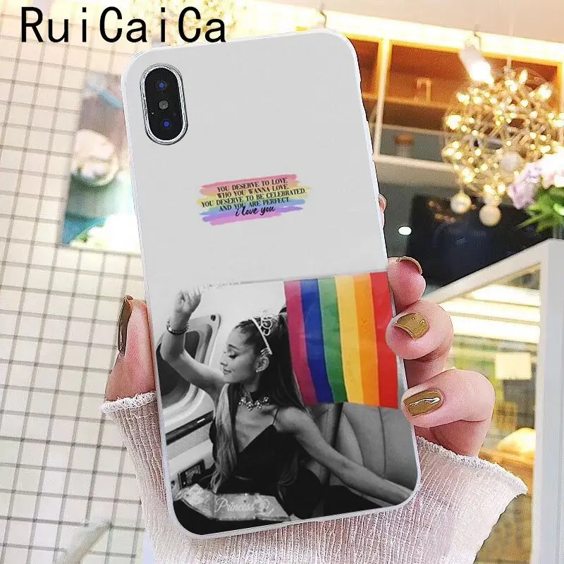 Ruicaica Ariana Grande God is a woman DIY печать рисунок чехол для телефона для iPhone 8 7 6 6S Plus X XS MAX 5 5S SE XR 10 Чехол