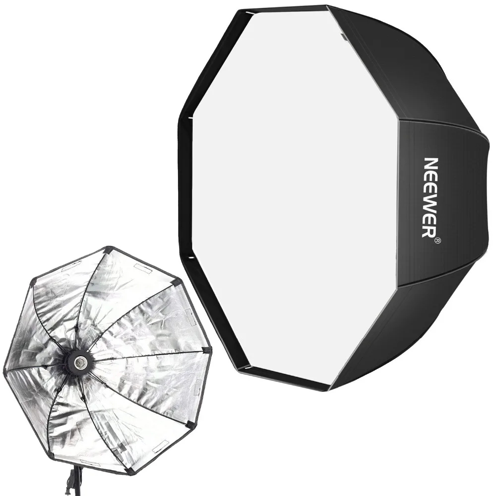 

Neewer 31.5 inch/80 cm octagonal softbox with E27 socket for Video Studio Speedlite/studio flash/softbox flash/portrait(EU plug)