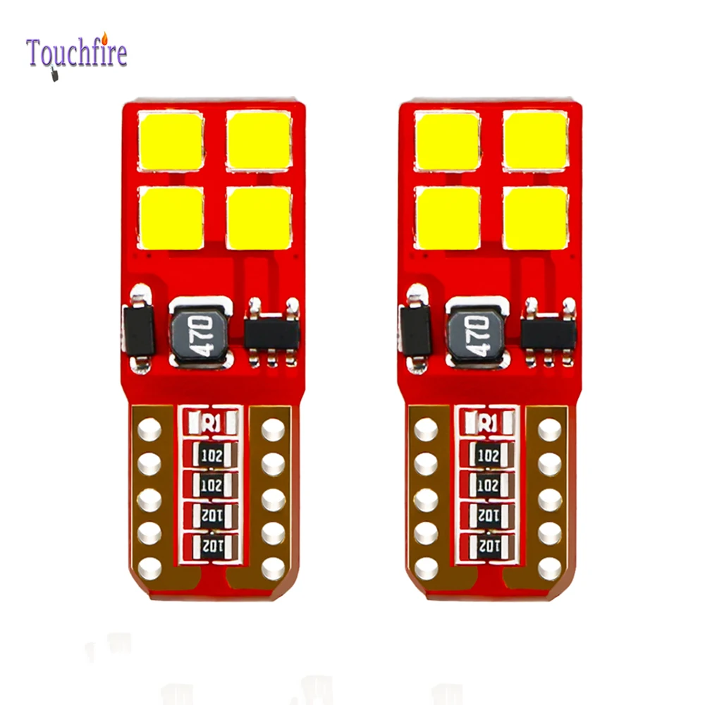 100 шт. светодиодный W5W T10 194 168 CANBUS 3030SMD 8 светодиодный для парковочного места лампа автомобиля авто тормоз с клиновым разжимом Лампа Белый Лицензированная лампа