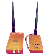 6 W Parede função penetrante 1.3G transceiver CCTV transmissor 1.3G Receptor Transmissor, 1.3G zangão transmissor tx para fpv