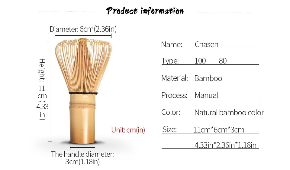Японская Церемония Бамбук матча практический порошок венчик 80 100 кофе зеленый чай кисти Chasen инструмент шлифовальные кисти Чай Инструменты