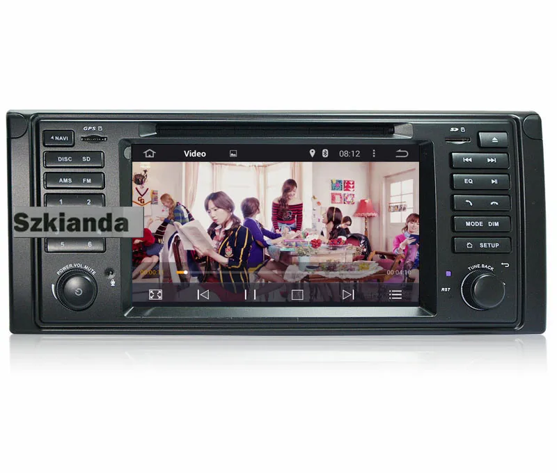 Sale Android 7.0 Quad Core GPS Navigation 7"Car DVD Player for BMW E39 X5 M5 1997-2003 with BT RDS Radio SWC USB SD 3G WIFI Canbus 31