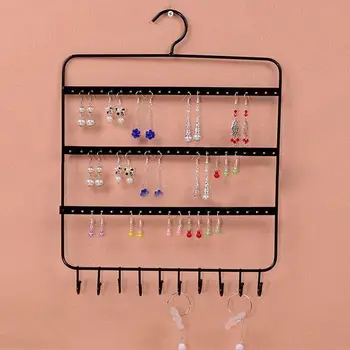

Wall Hanging Jewelry Stand Earrings Rings Necklace Display Holder Organizer fashion