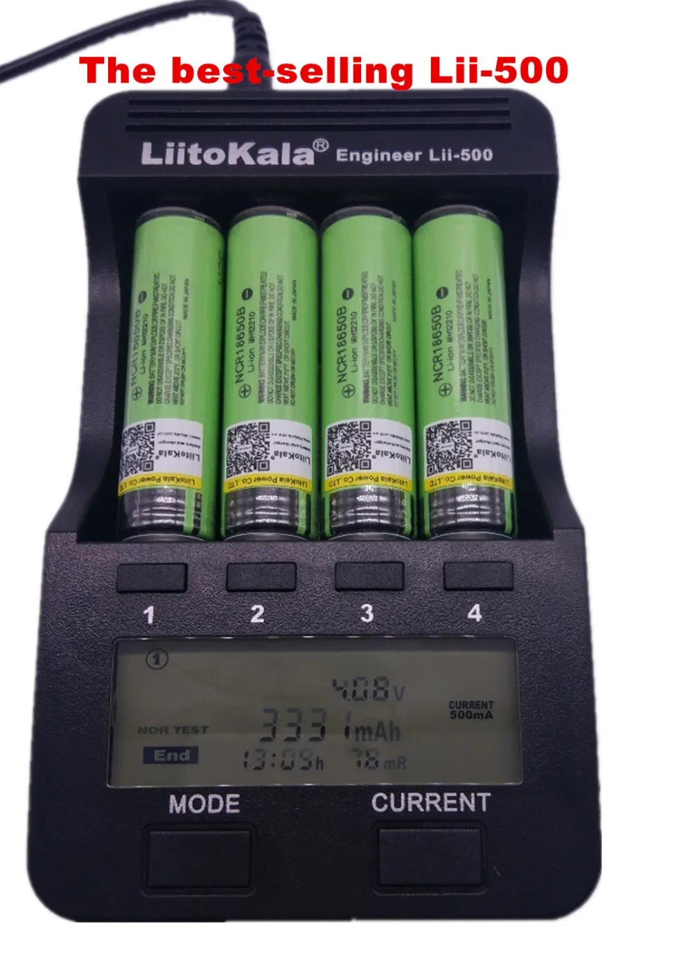 2018 new LiitoKala lii 500 LCD Charger for 3.7V 1.2V 18500 26650 16340