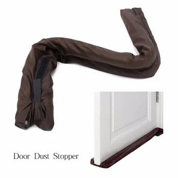 

Guard Wind Dust Blocker Sealer Stopper Insulator Door Window Brown Interior or Exterior Doors Stops and Protecter Free Shipping