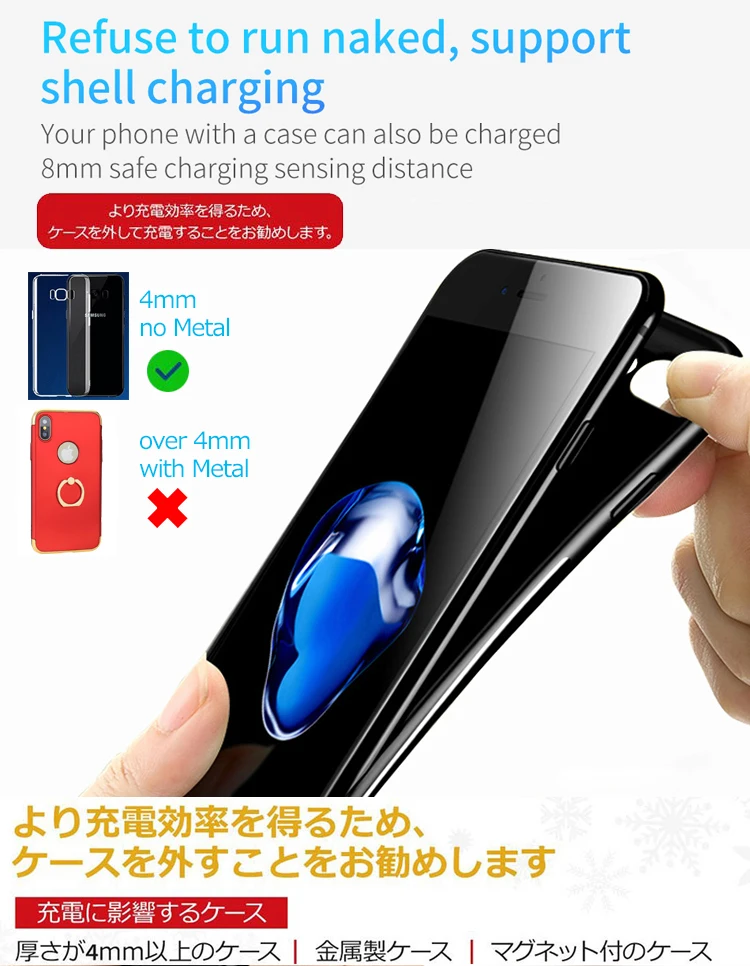 VEEAII 10 Вт Qi Sans Fil Chargeur для iPhone X 8 Verre Rapide автомобильный беспроводной подзарядка Sans Fil Pad для samsung Galaxy S9 s8 Plus