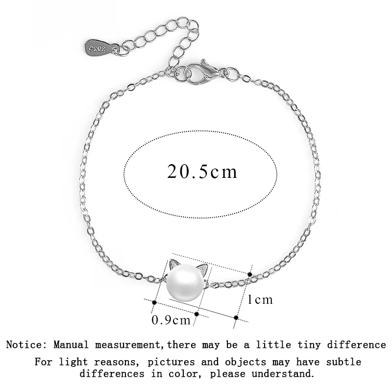 H: HYDE, новинка, распродажа, милые браслеты в форме кошки, ювелирные изделия для женщин, серебряный цвет, сплав, искусственный жемчуг, лучший подарок для девушек