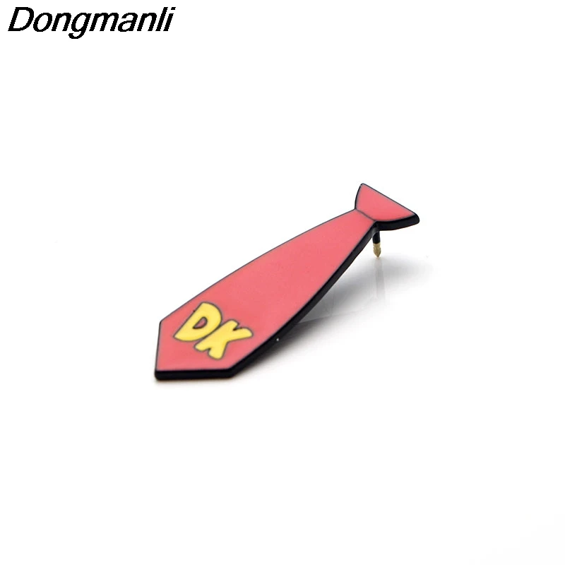 Эмалированные булавки и броши для женщин мужчин P2713 Dongmanli Donkey tie значок рюкзака