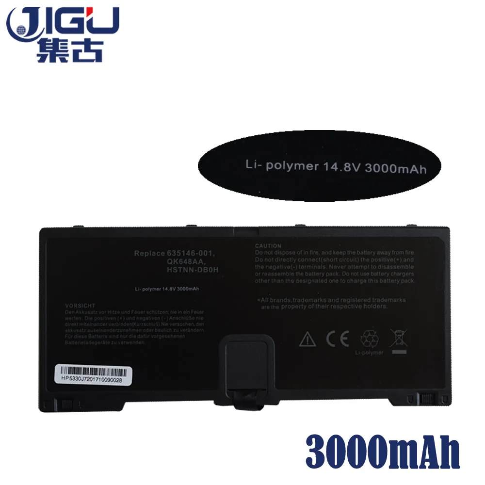 JIGU Laptop Battery 635146 001 FN04 HSTNN DB0H QK648AA For HP ProBook 5330m 3000mah|laptop battery|for hpbattery for hp laptop |
