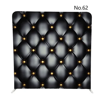 

8ft black and white sofa double sided print pillowcase background for event