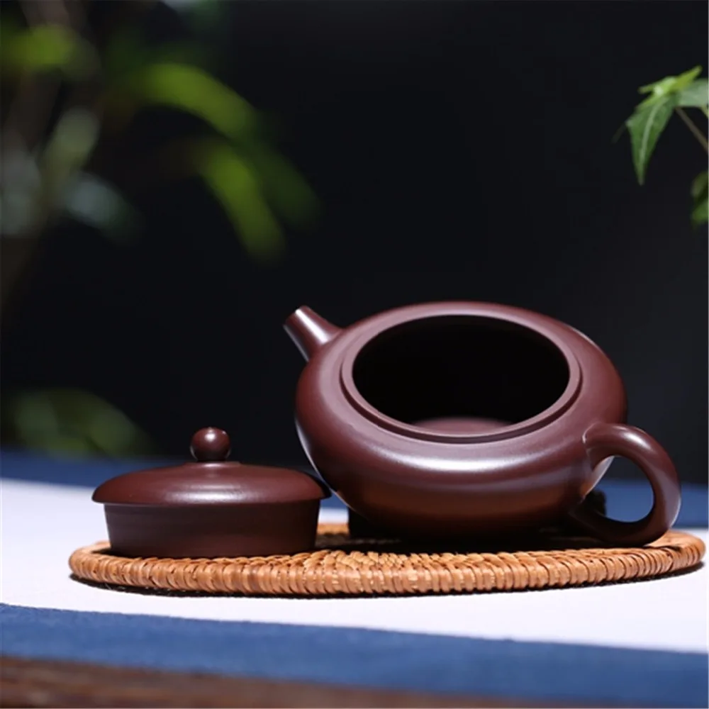 180 мл Исин Zisha чайный горшок ручной работы китайский чайный набор кунг-фу керамические чайные горшки фиолетовая Глина чайник для заваривания воды чайник подарочная коробка