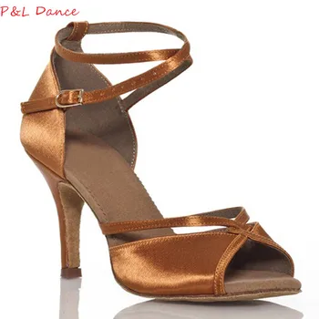 

Women's Latin Dance Shoes Zapatos De Baile Ballroom Woman Quality Cow Suede Salsa Zapatos De Baile Latino Mujer