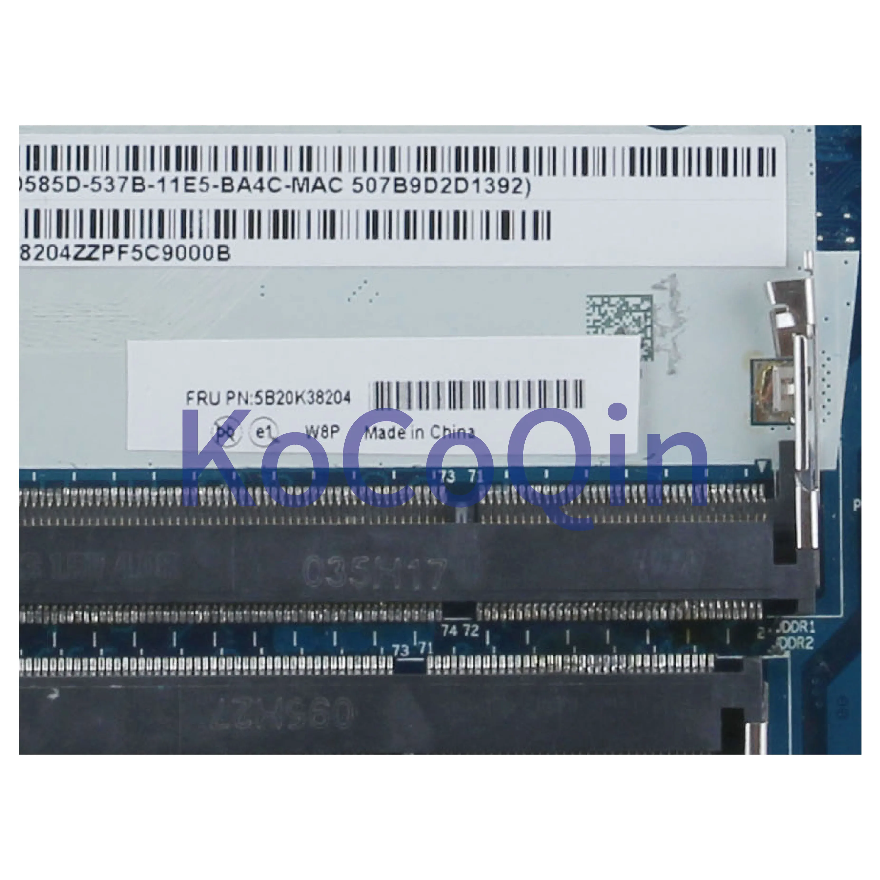 KoCoQin ноутбук материнская плата для Lenovo IdeaPad 300-14ISK Core I3-6100U материнская плата BMWQ1 BMWQ2 NM-A481 5B20K38204 SR2EU 216-0867030