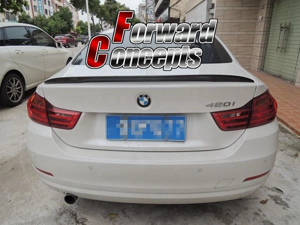 

CARBON FIBER 2014-2015 F32 F82 M4 4-SERIES SEDAN SPORT PERFORMANCE REAR WING TRUNK SPOILER