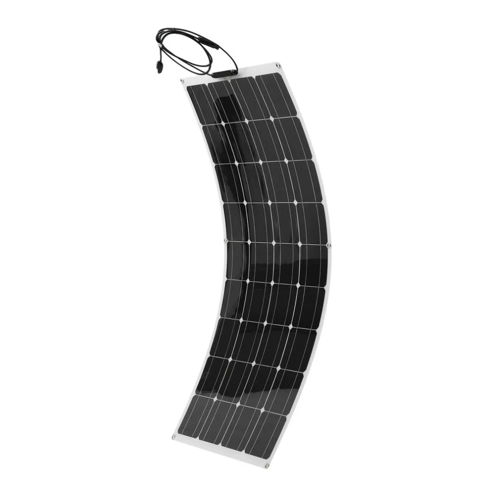 

140W Monocrystalline Flexible Solar Panel Module Outdoor Solar Charging Device Solar Power System For Off Grid RV Boat