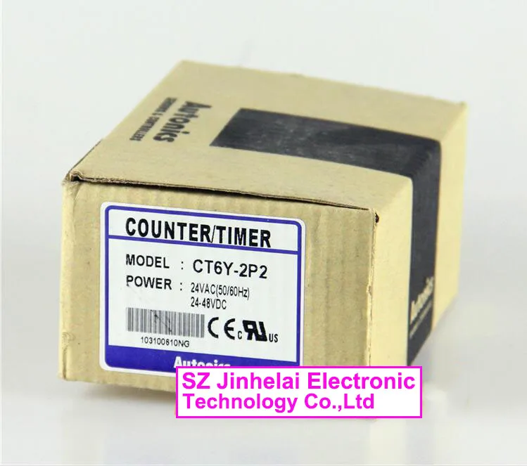 

CT6Y-2P2 New and original AUTONICS Count relay 24VAC 24-48VDC Counter/timer