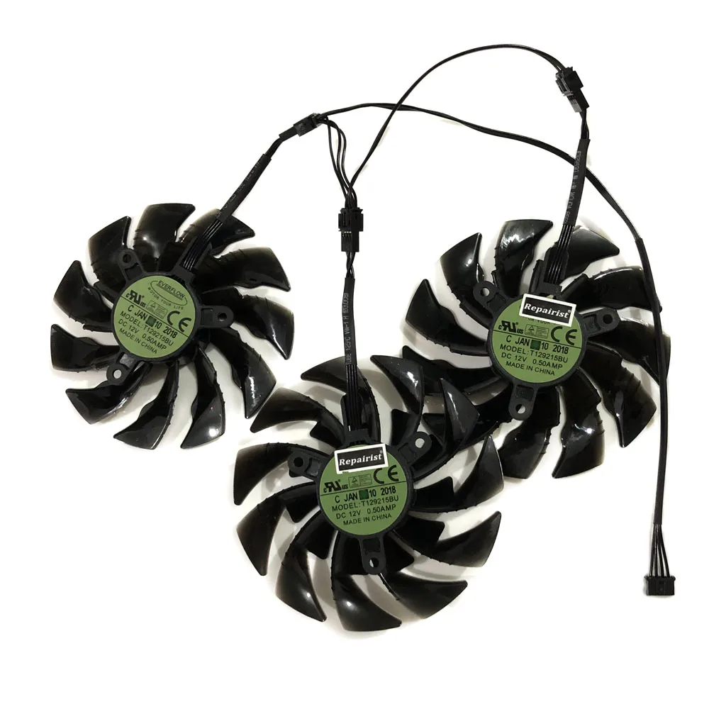 Охладитель графической карты 95 мм PLD10015B12H для GIGABYTE AORUS GTX 1080 Ti 8G 11Gbps 1070 Xtreme
