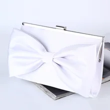 Вечерние сумочки Mantian с большим бантом, клатч, сумочка для свадебной вечеринки, вечерняя сумочка, белая Сумочка, 274