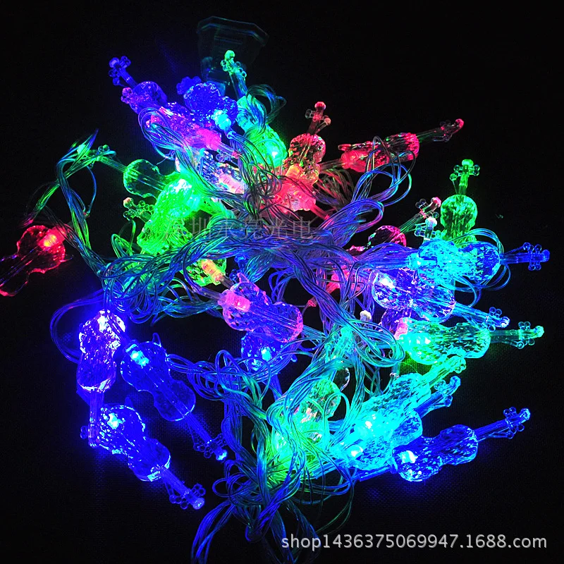 Гирлянда светодиодная в форме скрипки 5 м 28 светодиодов|light dress|light artworklight brite |