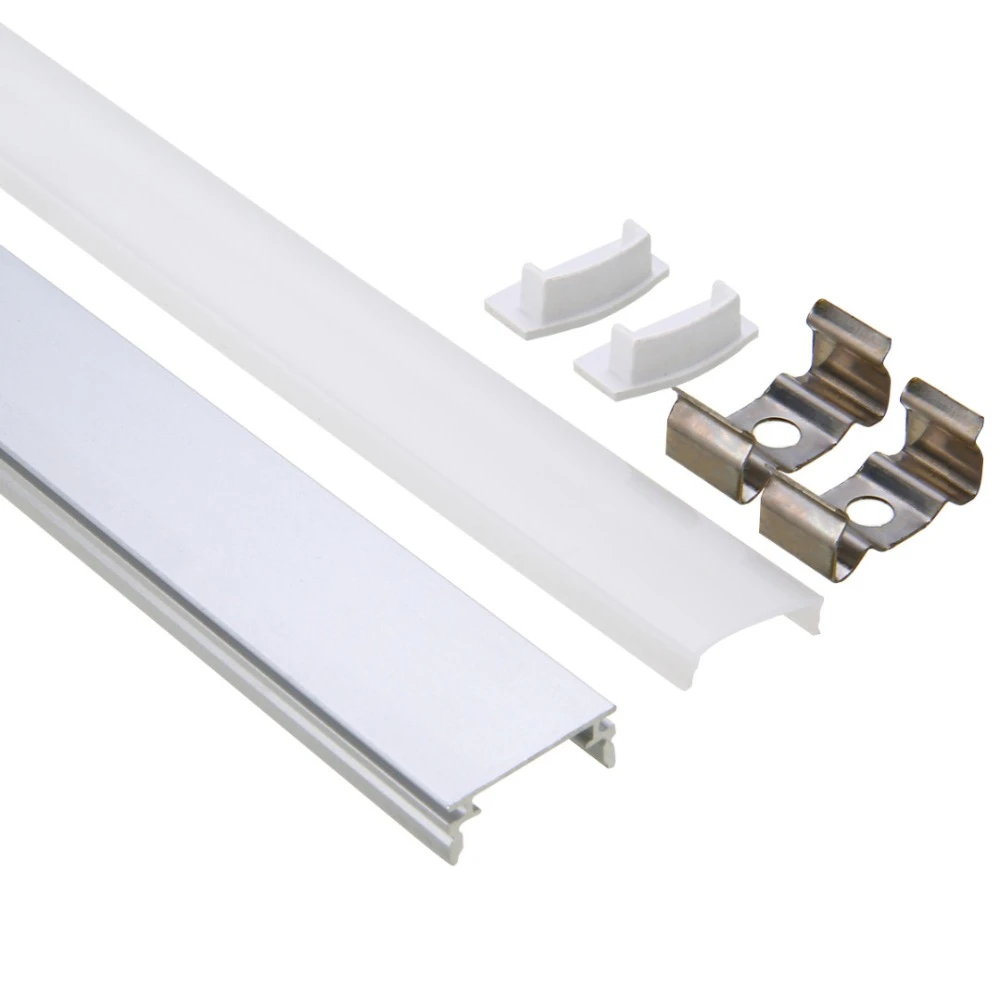 30/50cm U/V/YW Aluminum Shell LED Strip Light Bar Channel Holder Cover AU