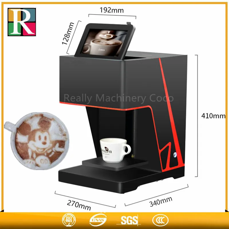 Coffee Printer Milktea Printing Machine with WIFI Flatbed Printer