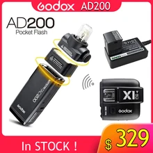 GODOX оригинальный AD200 ttl 2 4G HSS 1/8000s Карманный светильник вспышка с