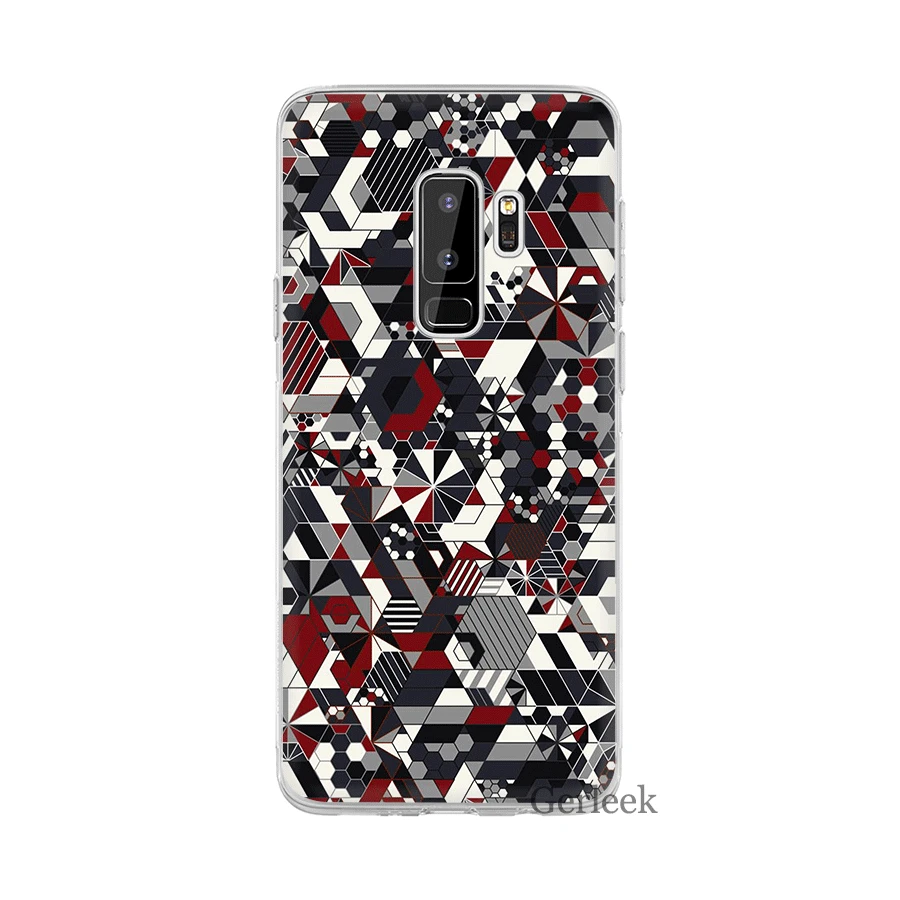 Чехол Gerleek ярких цветов для Samsung Galaxy S3 S4 S5 S6 S7 Edge S8 S9 S10e S10 Plus Note 8 9 M20