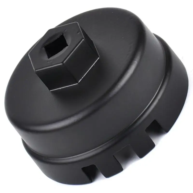 

3/8Inch 14 Flutes Oil Filter Wrench Cap Housing Tool Remover Cup For Toyota Corolla Prius Rav4 Tundra Scion Lexus Ct200H