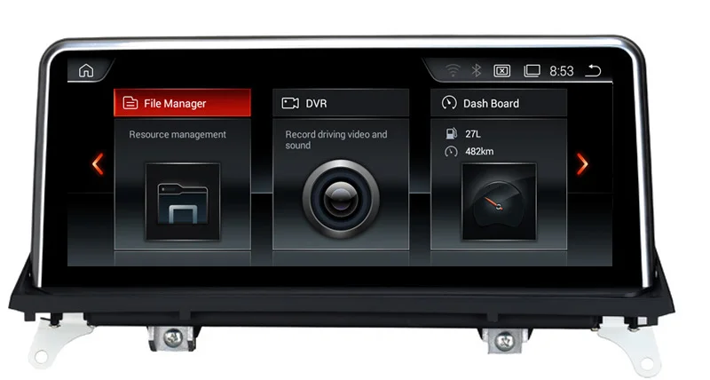 Best 10.25" 2G RAM Android 7.1 Car Raido GPS for BMW X5 E70 (2007-2013)/BMW X6 E71(2007-2014) smart Car Multimedia Player BT wifi 2