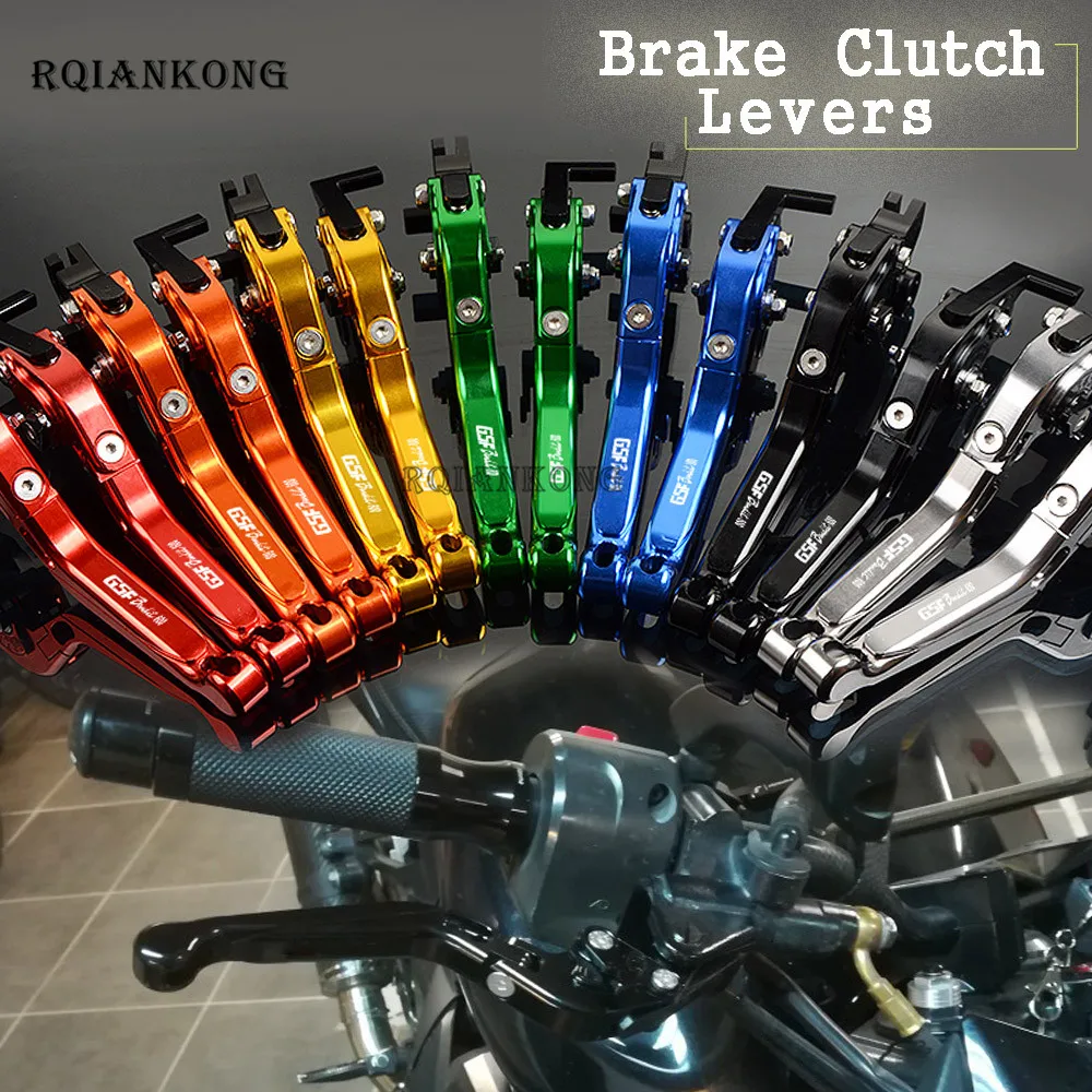 

CNC Motorcycle Folding Extendable Adjustable Brake Clutch Levers For SUZUKI Bandit GSF600 GSF 600 Bandit 2005 2006 Motor lever