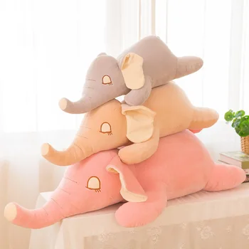 

Hot Sale Plush toy Lying Elephants Doll Bbay Toy Birthday Gift For Children Kids
