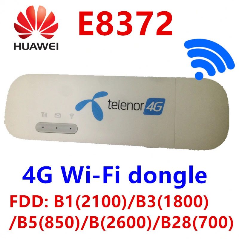 Unlocked Huawei E8372 E8372h 608 change IMEI 150Mbps 4G WiFi Dongle LTE
