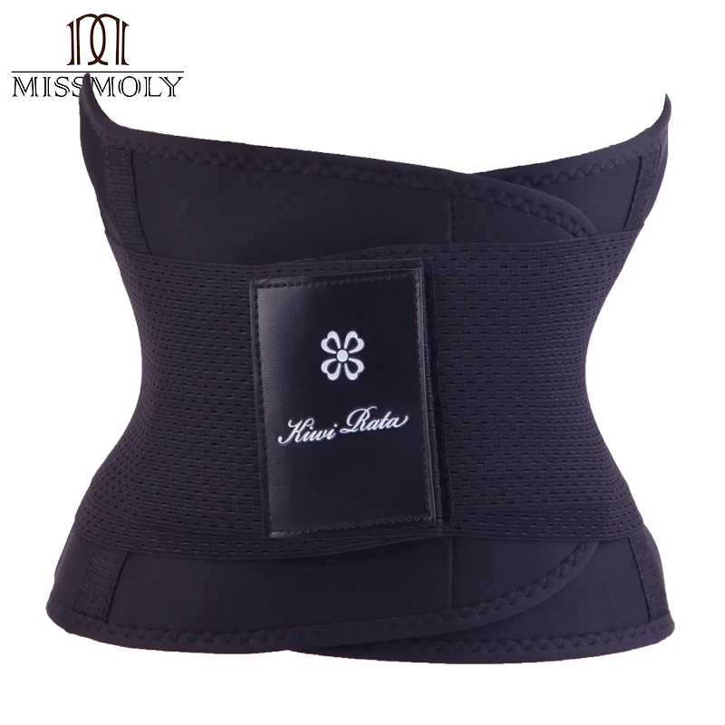 Miss Moly Sweat Waist Trainer Body Shape Shaper Xtreme Power Modeling Belt Faja Girdle Tummy Slimming Fitness Corset Shapewear - Image 3