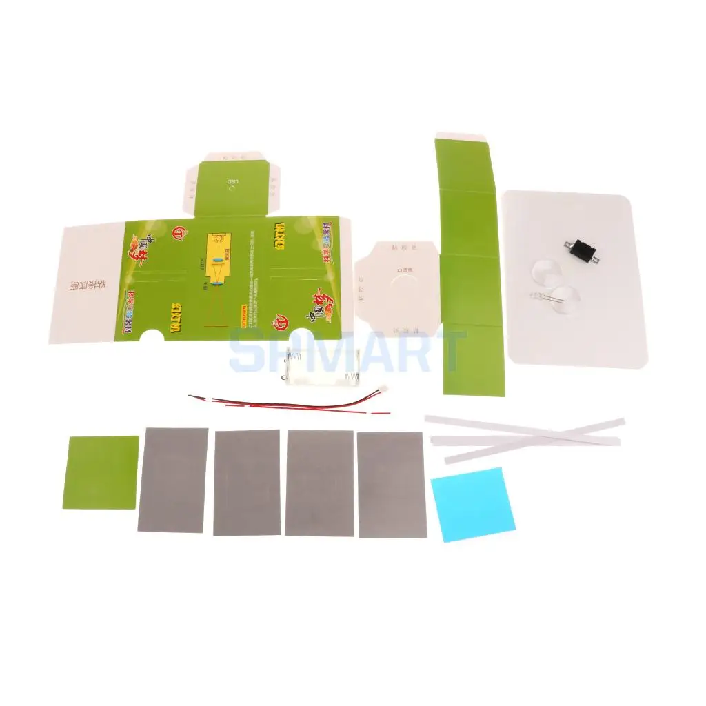 DIY Assembly Paper Slide Projector Model Scientific Nature Experiment Model Lab Supply Children Educational Toy Office Decor