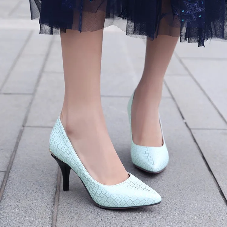 

Big Size 11 12 13 ladies high heels women shoes woman pumps High-heeled crystal shoes with thick-heeled fashion sequins