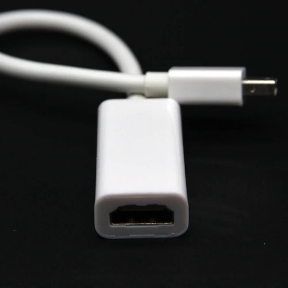 

Thunderbolt Mini DisplayPort Display Port DP to HDMI Adapter Cable For Apple Mac Macbook Pro Air