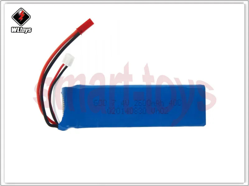 V262-15 Battery 7.4V 2000mAh  2600mah for Wltoys V262 V333 RC Quadcopter Spare Parts (8)