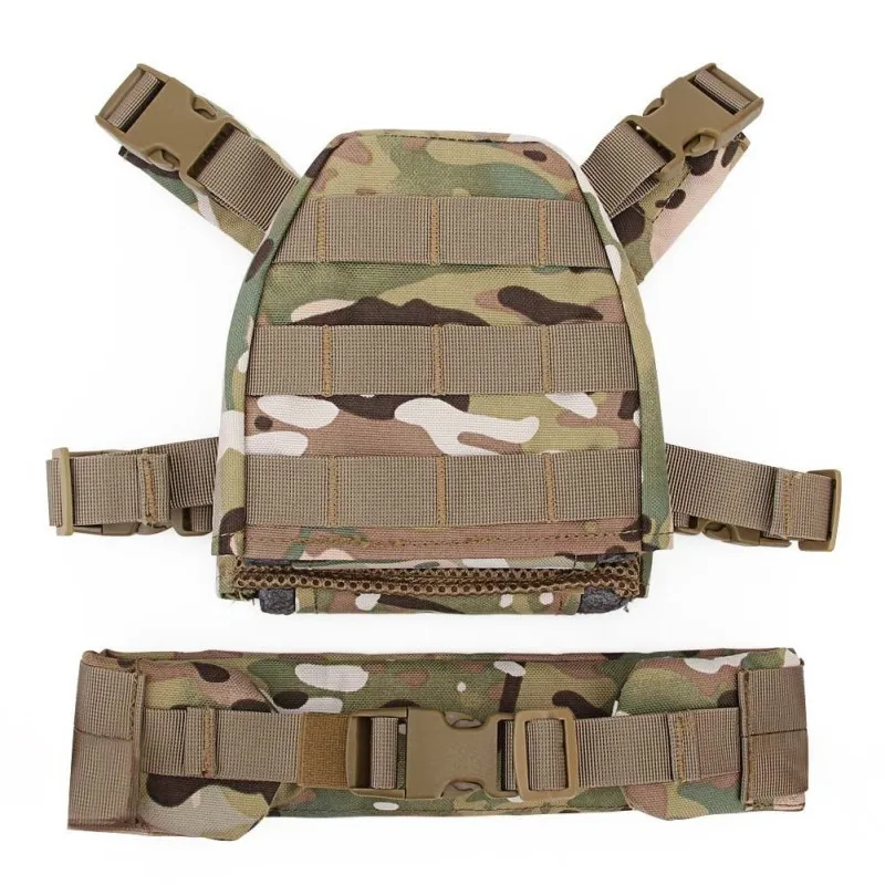 Для детей, для страйкбола, тактический, военный, Molle Plate Carrier, боевой жилет с патрульным поясом, детская одежда