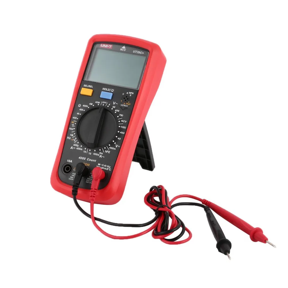 

Digital Multimeter UNIT DC/AC Voltage Current Meter Handheld Ammeter Ohm Diode NCV Tester 3999 Counts Multitester No Contact