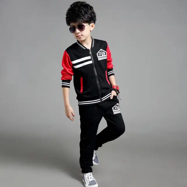 4 14 Years Kids Clothes Boys Sets Family Sweatshirts Fashion Boy