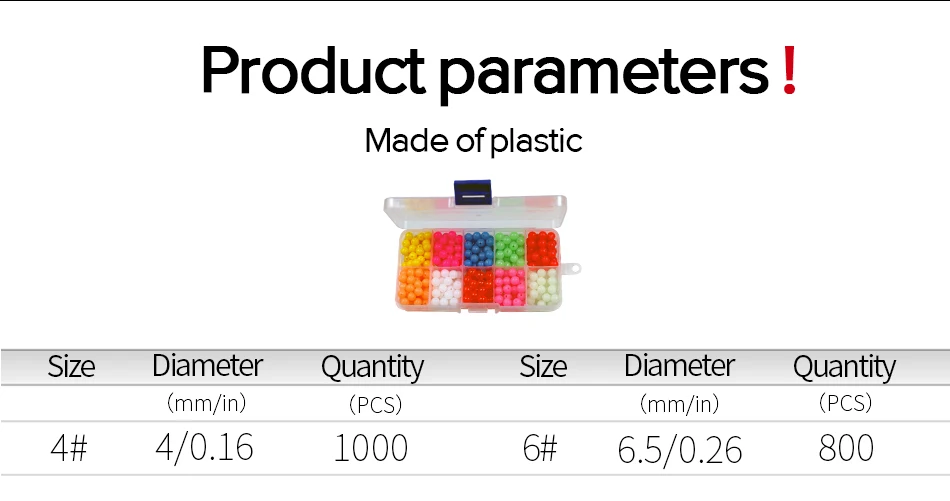 1000 шт 4 мм/800 шт 6,5 мм светящиеся бусины для рыбалки пластиковые светящиеся Пресноводные рыболовные снасти приманки плавающие приманки для рыбалки