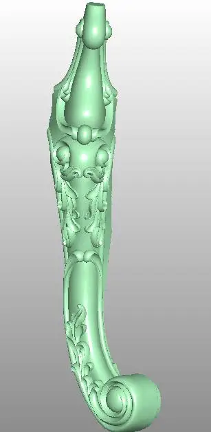 

3D model STL format file for cnc router engraving furniture sofa cabinet chair leg pattern Artcam 752