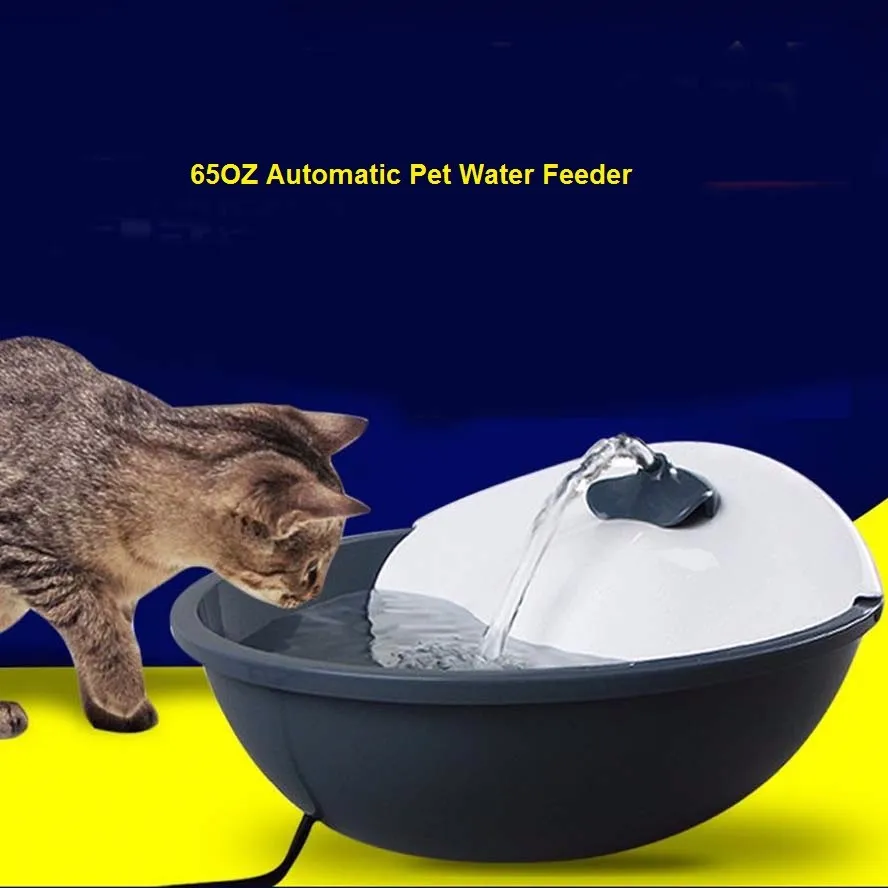 110-230 В фонтан для собак для пресной воды, автоматическая кормушка для домашних животных, контейнер для напитков, водная тарелка для кошек с 2 насадками
