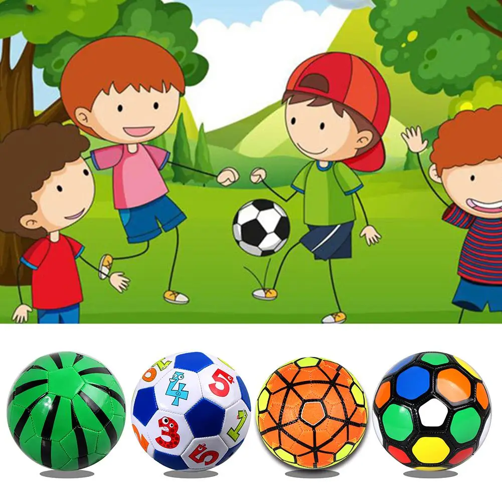 Купить Children's Football Wear Resistant Soft Leather Seamless Soccer Ball Gift Goal Team Inflatable Training  Спорт и развлечения | Soccers (4000017878616)
