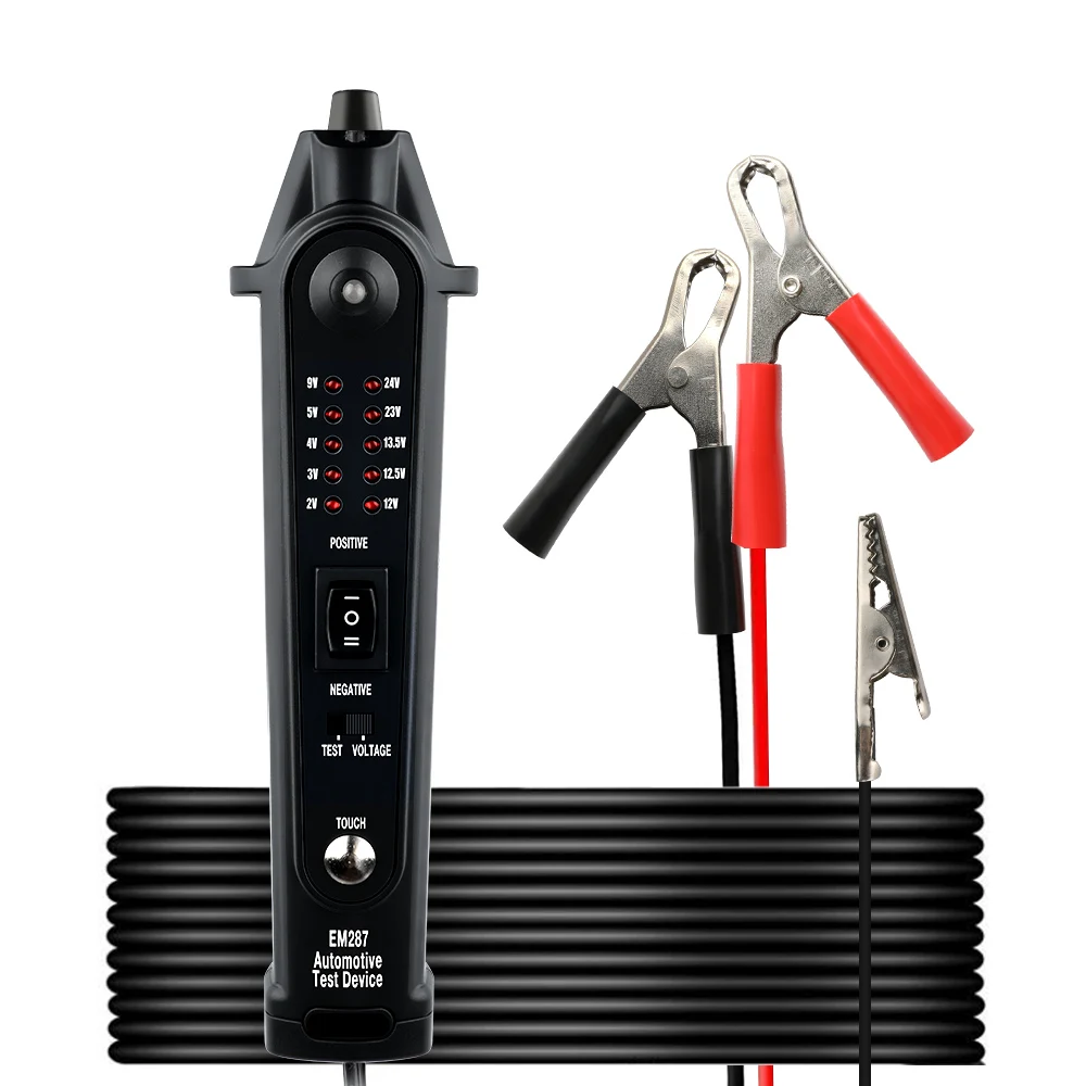 EM287 12V 24V Car Diagnostic Tool PowerScan Car Circuit Tester
