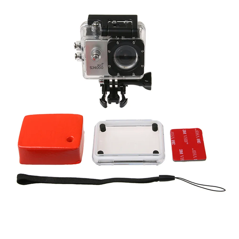 Floaty губка коробка для Sjcam Sj4000 водонепроницаемый чехол камеры задняя крышка с 3 м